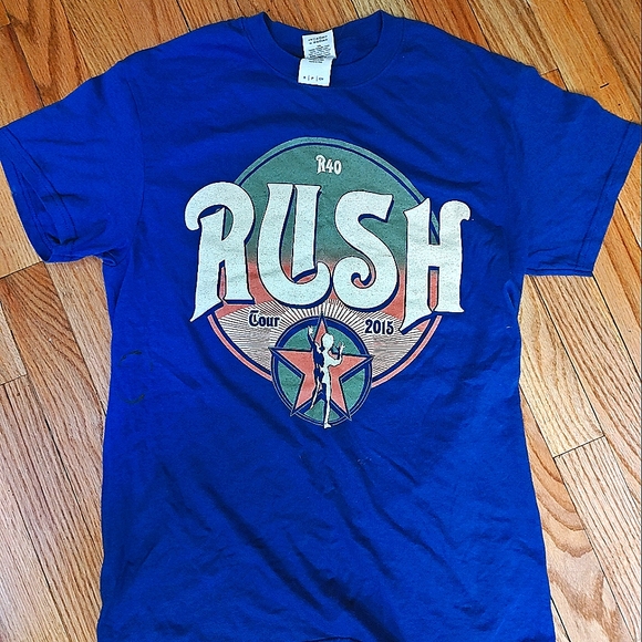 Gildan Other - Rush R40 T-shirt from 2017 tour. Size men's Small but it's unisex.